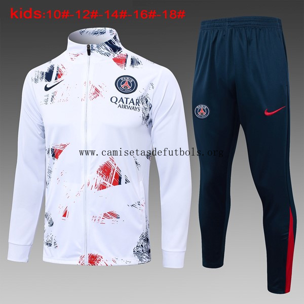 Niños Chandal PSG 2024/25 Blanco Rojo 3 Ofertón, gasta menos