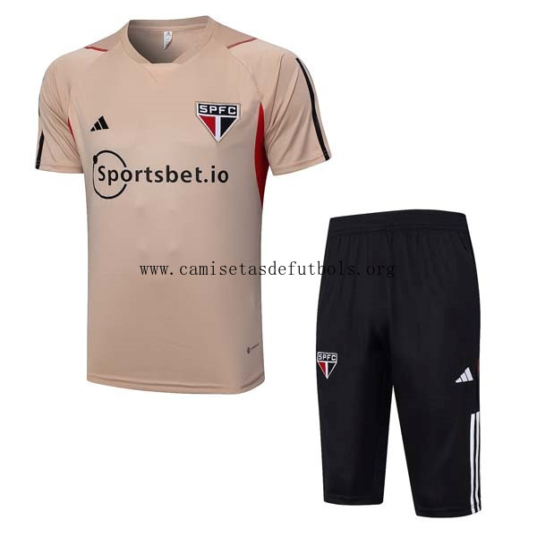 Camiseta Entrenamiento Sao Paulo Conjunto Completo 2023/24 Gangaza fabuloso