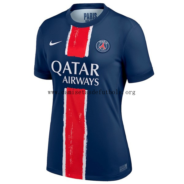 Camiseta Paris Saint Germain Replica Primera Ropa Mujer 2024/25 Agarra sin intermediarios