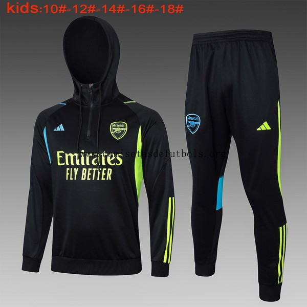 Ninos Sudadera Con Capucha Arsenal 2024 Negro 2 Bicoca humilde en todo el mercado