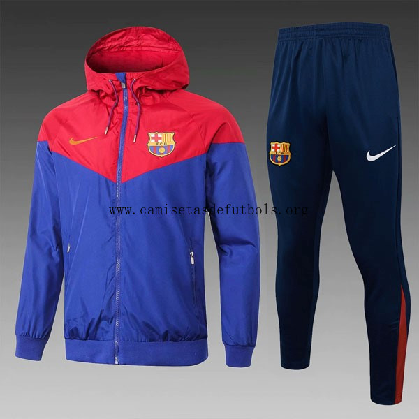 Rompevientos Barcelona Conjunto Completo 2025/26 Rojo Azul Rebajón increíble con devolución gratis