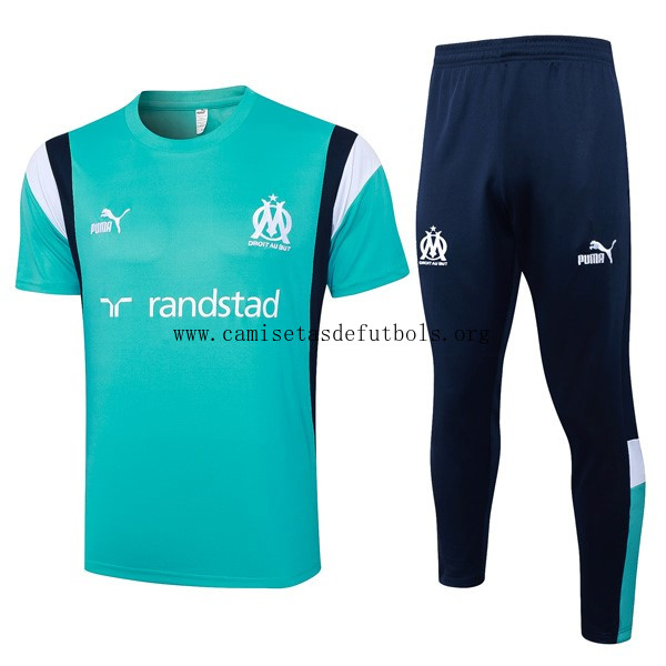 Camiseta Marsella Conjunto Completo 2024 Azul ¡¡Vaya ofertón, agarra!