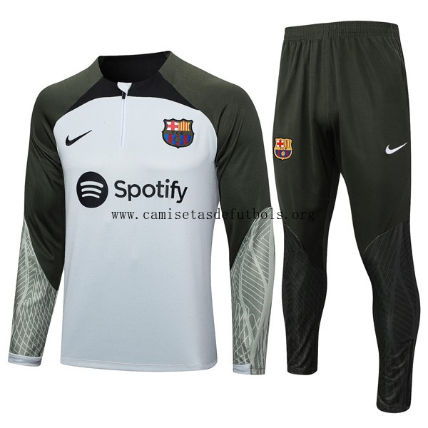Sudadera De Training Barcelona 2024 Gris Verde ¡¡Qué precio, no lo pienses!