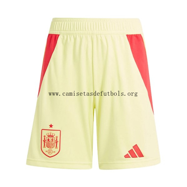 Pantalones España Replica Segunda Ropa 2024 Descuentazo soberbio calidad asegurada
