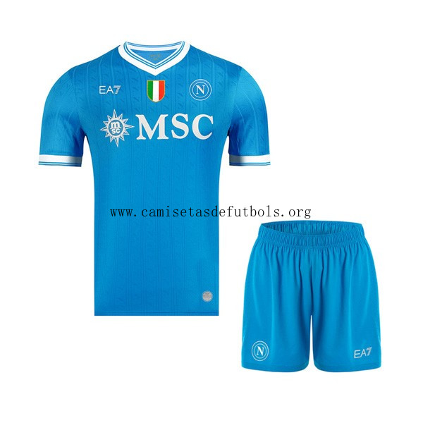 Camiseta Napoli Replica Primera Ropa Niño 2025/26 Precio, benefíciate