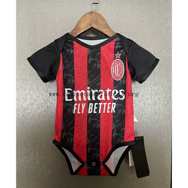 Camiseta AC Milan Baby Replica Primera Ropa 2025/26 ¡¡Ni te imaginas divino ganga en toda la red!