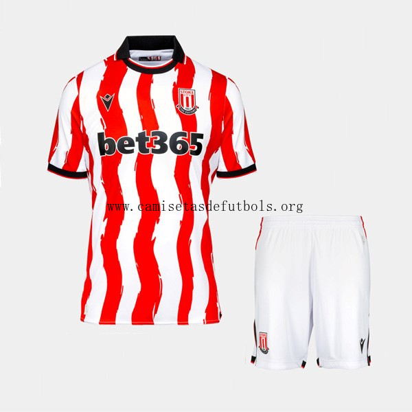Camiseta Stoke City Replica Primera Ropa Niño 2025/26 Sensacional chollo, consigue de outlet