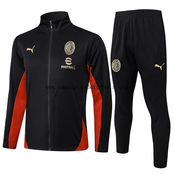 Chandal AC Milan 2025/26 Negro Rojo Ofertón, atrapa