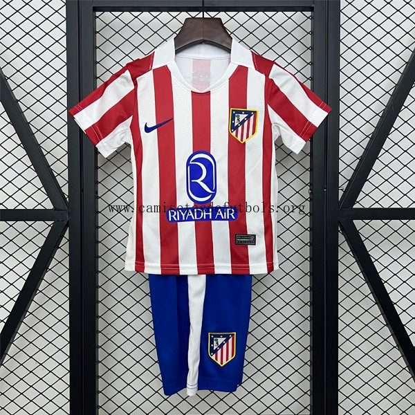 Camiseta Atletico Madrid Replica Primera Ropa Niño 2025/26 ¡¡Ni te imaginas preciaso, gasta menos!