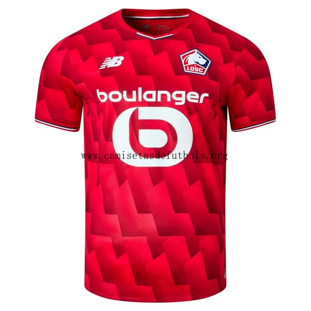 Camiseta Lille OSC Replica Primera Ropa 2025/26 Rebajado bicoca, activa de derribo