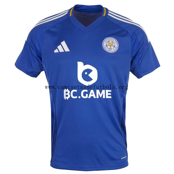 Camiseta Leicester City Replica Primera Ropa 2024/25 Magnífico chollazo, pide ahora de campeonato