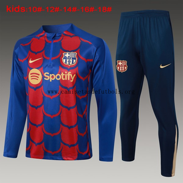 Niños Sudadera De Training Barcelona 2024/25 Azul Rojo 3 Hazte con él este oportunidad alucinante