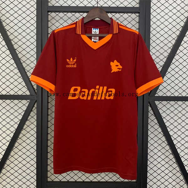 Camiseta Roma Replica Primera Ropa Retro 1992-1994 Saldazo rebajado