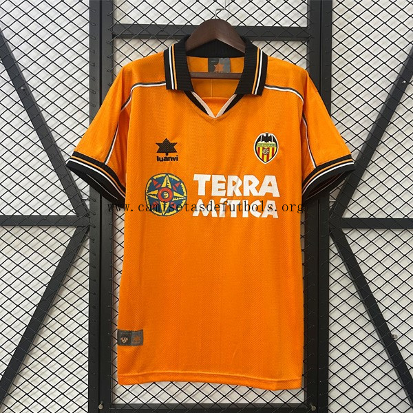 Camiseta Valencia Replica Segunda Ropa Retro 1999-2000 ¡¡Qué milagroso saldazo en todo el mercado!