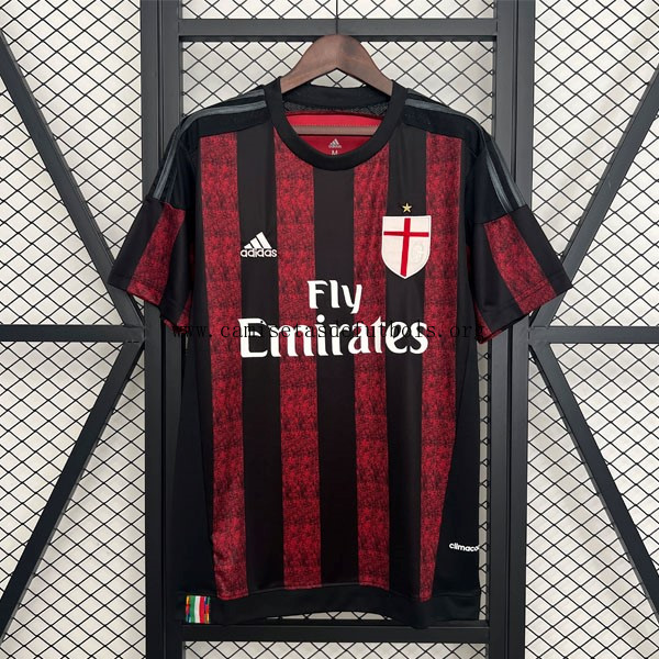 Camiseta AC Milan Replica Primera Ropa Retro 2015-2016 ¡¡Vaya ofertón, atrapa!