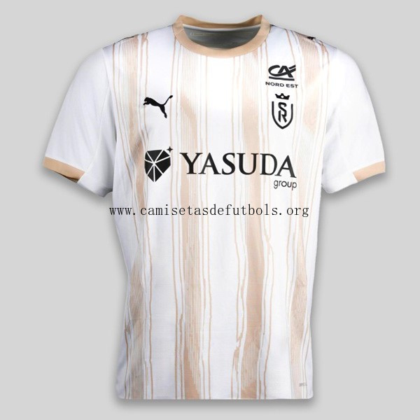 Camiseta Stade de Reims Replica Segunda Ropa 2025/26 Ahorro regalado