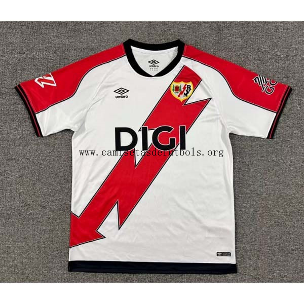 Camiseta Rayo Vallecano Replica Primera Ropa 2025/26 Rebajón fabuloso