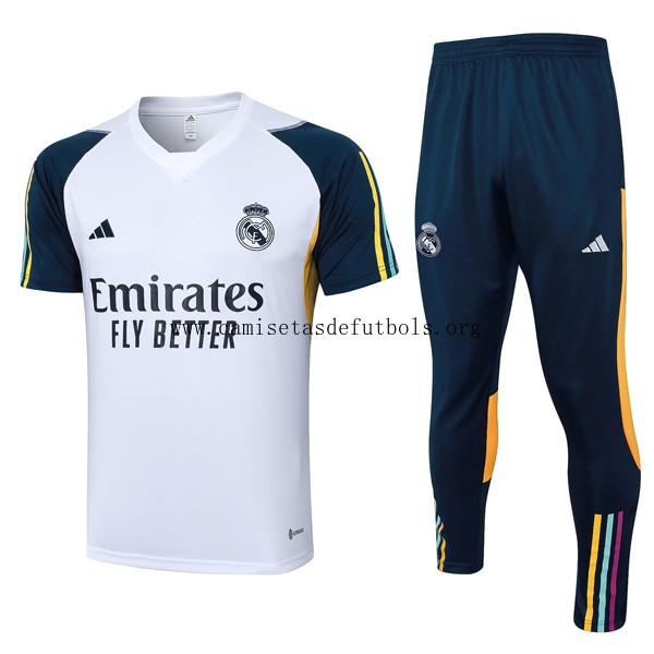 Camiseta Real Madrid Conjunto Completo 2024 Blanco Descuento barato de risa Camiseta Real Madrid Conjunto Completo 2024 Blanco Descuento barato de risa