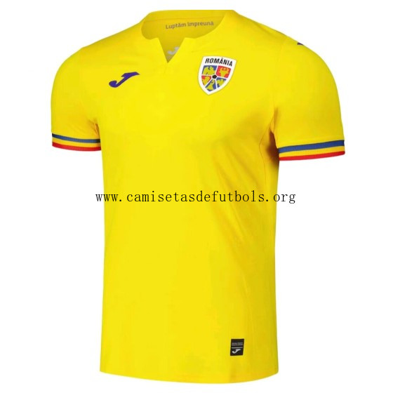 Camiseta Rumania Replica Primera Ropa 2024 Brutal precio, dispara sin intermediarios