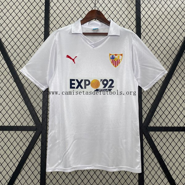 Camiseta Sevilla Replica Primera Ropa Retro 1987-1990 Increíble ahorro, aprovéchalo de derribo