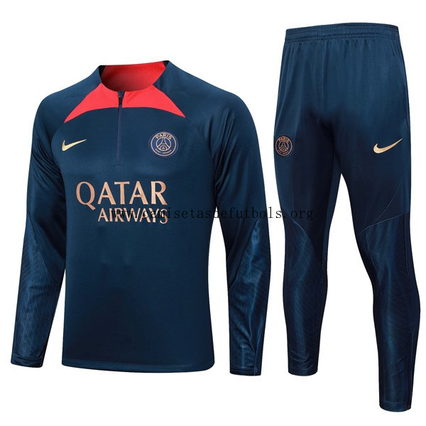 Sudadera De Training PSG 2024 Azul Rojo Descuentazo asequible de derribo