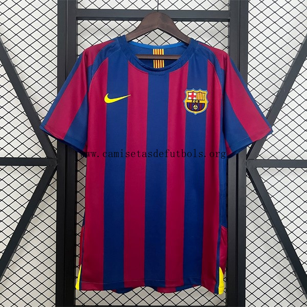 Camiseta Barcelona Replica Primera Ropa Retro 2005-2006 Chollo bestia antes de que se acabe