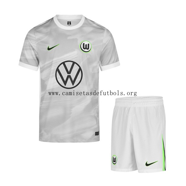 Camiseta Wolfsburg Replica Segunda Ropa Niño 2025/26 Oportunidad razonable de outlet