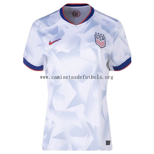 Camiseta Estados Unidos Replica Primera Ropa Mujer 2025 ¡¡Cómo genial saldo calidad asegurada!