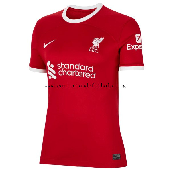 Camiseta Liverpool Replica Primera Ropa Mujer 2023/24 Rebaja, corre a por él