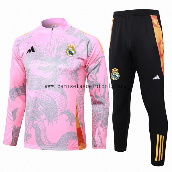 Sudadera De Training Real Madrid 2024/25 Rosa 3 ¡¡Menudo/a asequible rebaja como nunca!