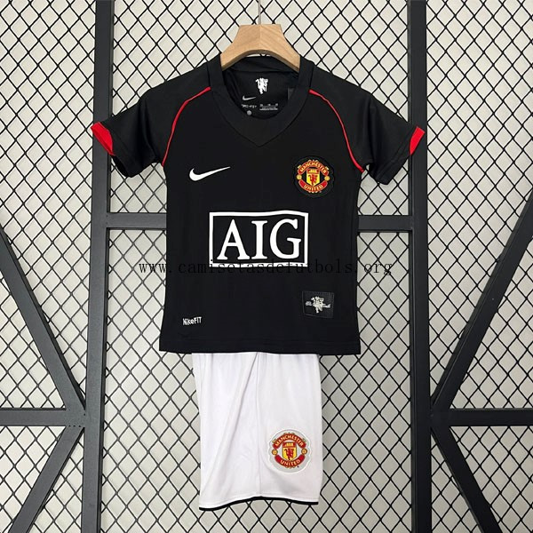 Camiseta Manchester United Replica Segunda Ropa Retro Niño 2007 2008 ¡¡Qué gangaza, activa!