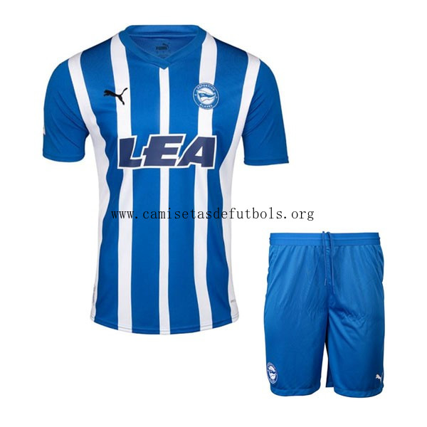Camiseta Deportivo Alavés Replica Primera Ropa Niño 2023/24 Bestia descuento, aprovéchala ya más barato que nunca