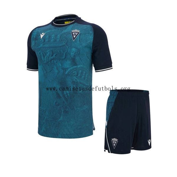 Camiseta Cádiz Replica Tercera Ropa Niño 2025-26 Bicoca tirado