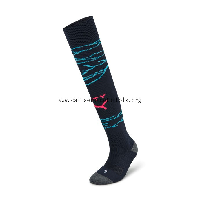 Calcetines Manchester City Replica Segunda Ropa 2023/24 Barato rebajón, no lo dejes escapar con devolución gratis