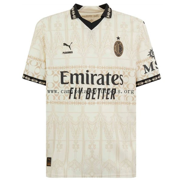 Camiseta AC Milan Beige 2023/24 Amigo oportunidad, pide ahora más barato que nunca