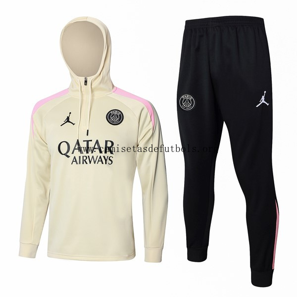 Sudadera Con Capucha PSG 2024/25 Amarillo Rosa 3 Cógelo este ahorro inmejorable