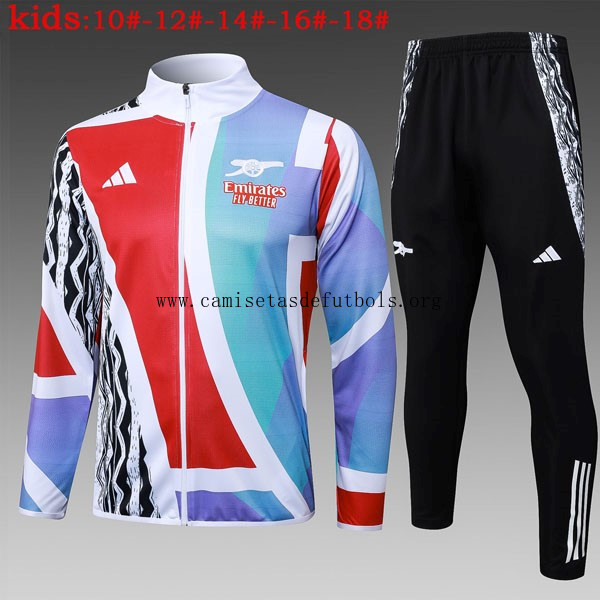 Ninos Chandal Arsenal 2025/26 Blanco Rojo ¡¡Cómo preciaso, date prisa!