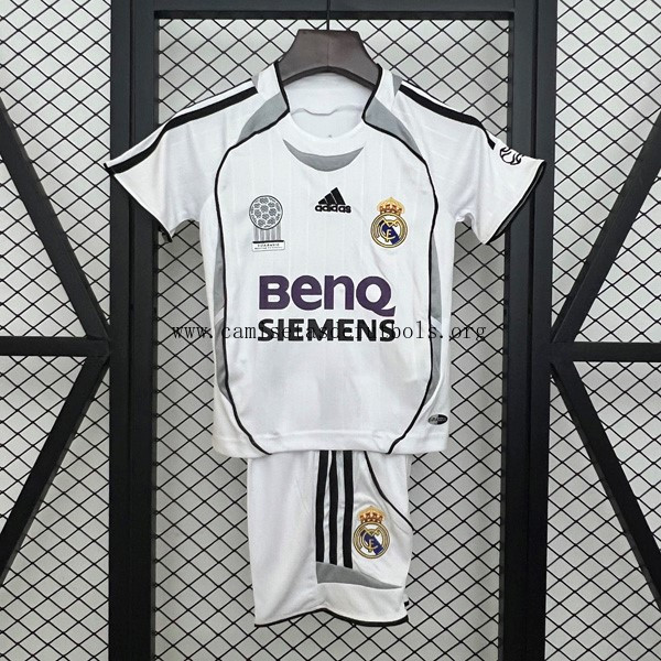 Camiseta Real Madrid Replica Primera Ropa Niño Retro 2006-2007 Increíble saldo, aprovéchala ya de campeonato