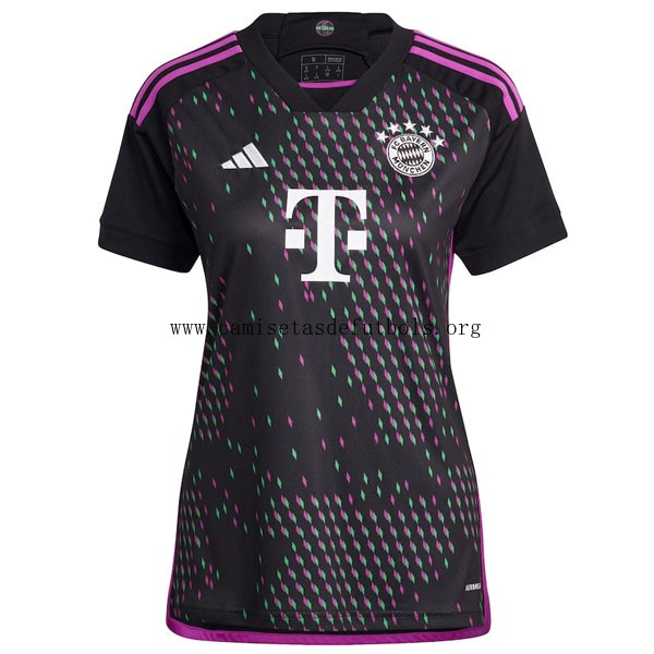 Camiseta Bayern Munich Replica Segunda Ropa Mujer 2023/24 ¡¡Menudo/a oportunidad, dispara!