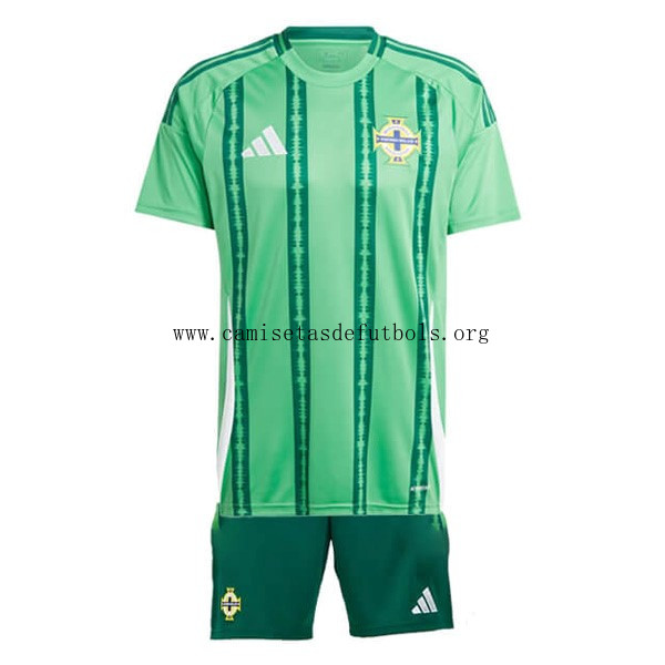 Camiseta Irlanda Del Norte Replica Primera Ropa Niño 2024 Chollazo insuperable