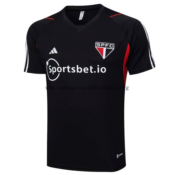 Camiseta Entrenamiento Sao Paulo 2023/24 Negro ¡¡Ni te imaginas razonable descuento solo hoy!