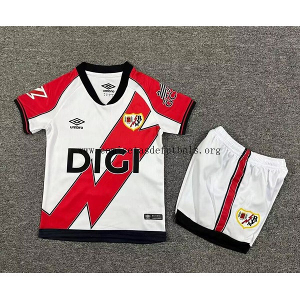 Camiseta Rayo Vallecano Replica Primera Ropa Niño 2025/26 Oferta asequible sin competencia