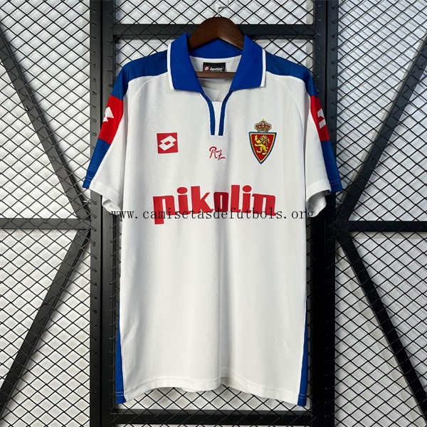 Camiseta Zaragoza Replica Primera Ropa Retro 2004 ¡¡Menudo/a razonable liquidación solo hoy!