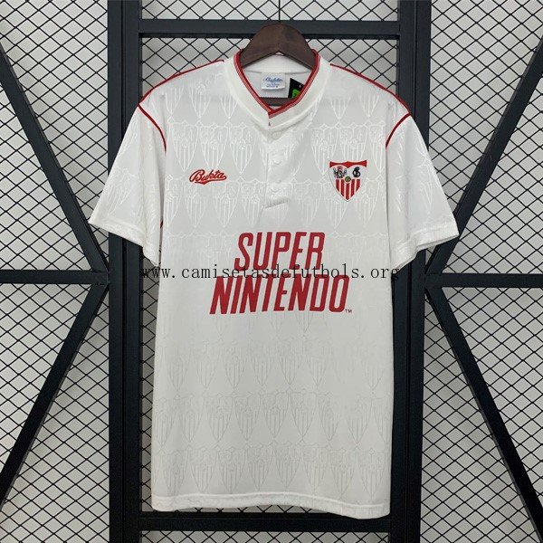 Camiseta Sevilla Replica Primera Ropa Retro 1991-1992 ¡¡Qué precio, activa!