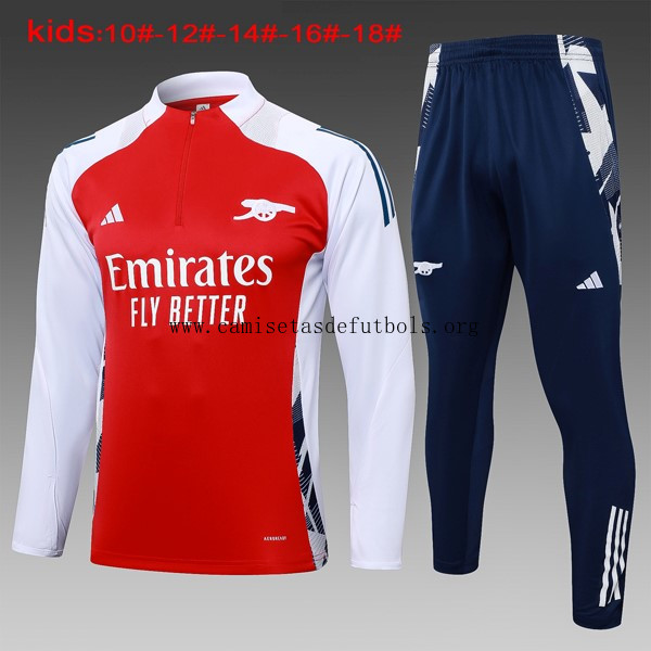 Niños Sudadera De Training Arsenal 2024/25 Rojo Blanco 3 Simbólico ahorro, date prisa por tiempo limitado