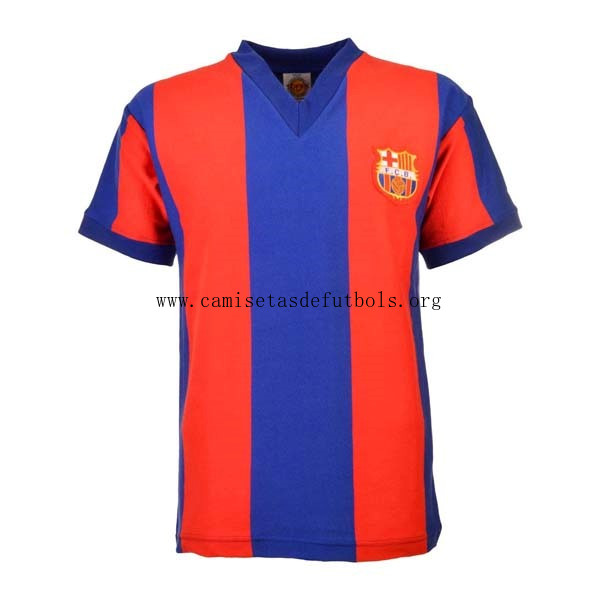 Camiseta Barcelona Replica Primera Ropa Retro 1970s Ganga, reserva
