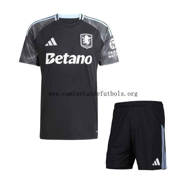 Camiseta Aston Villa Replica Segunda Ropa Niño 2025/26 Date prisa este preciaso maravilloso