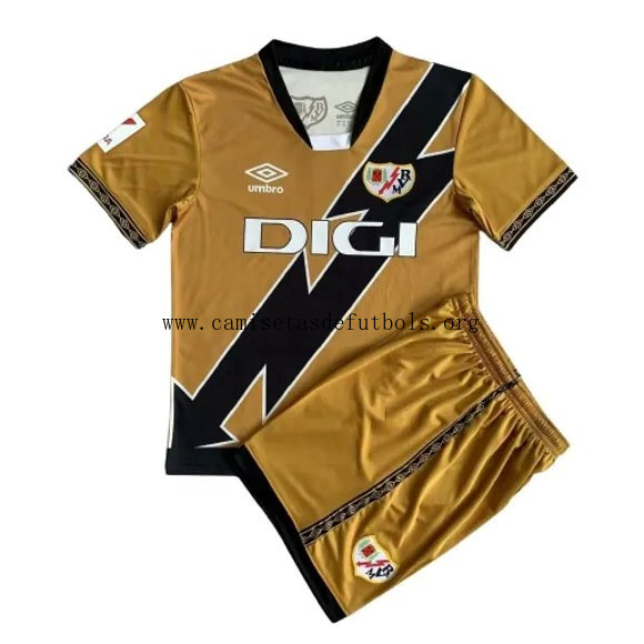 Camiseta Rayo Vallecano Replica Tercera Ropa Niño 2023/24 Rebajón tirado de campeonato