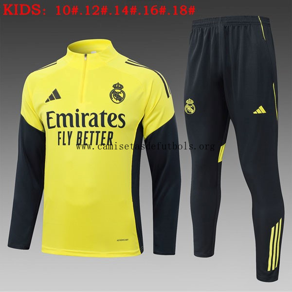 Ninos Sudadera De Training Real Madrid 2025/26 Amarillo 5 Paga menos este ofertón sensacional
