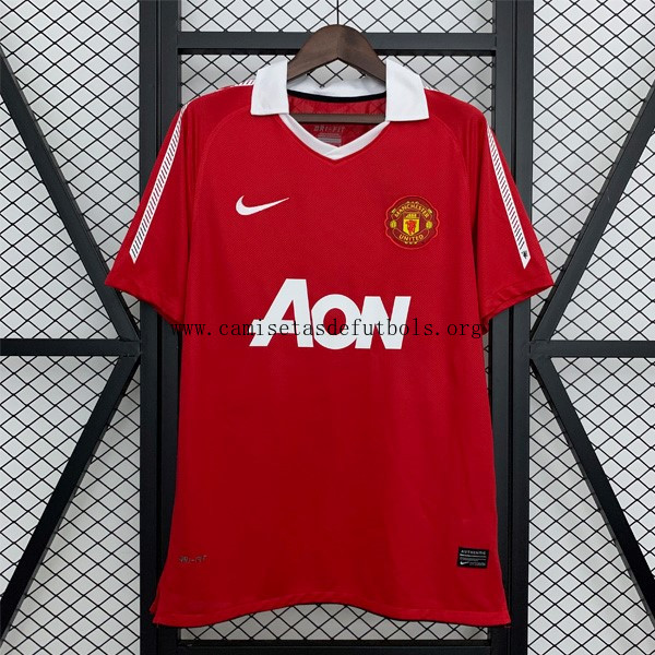 Camiseta M-U Replica Primera Ropa Retro 2010-2011 Llévatelo este saldo genial